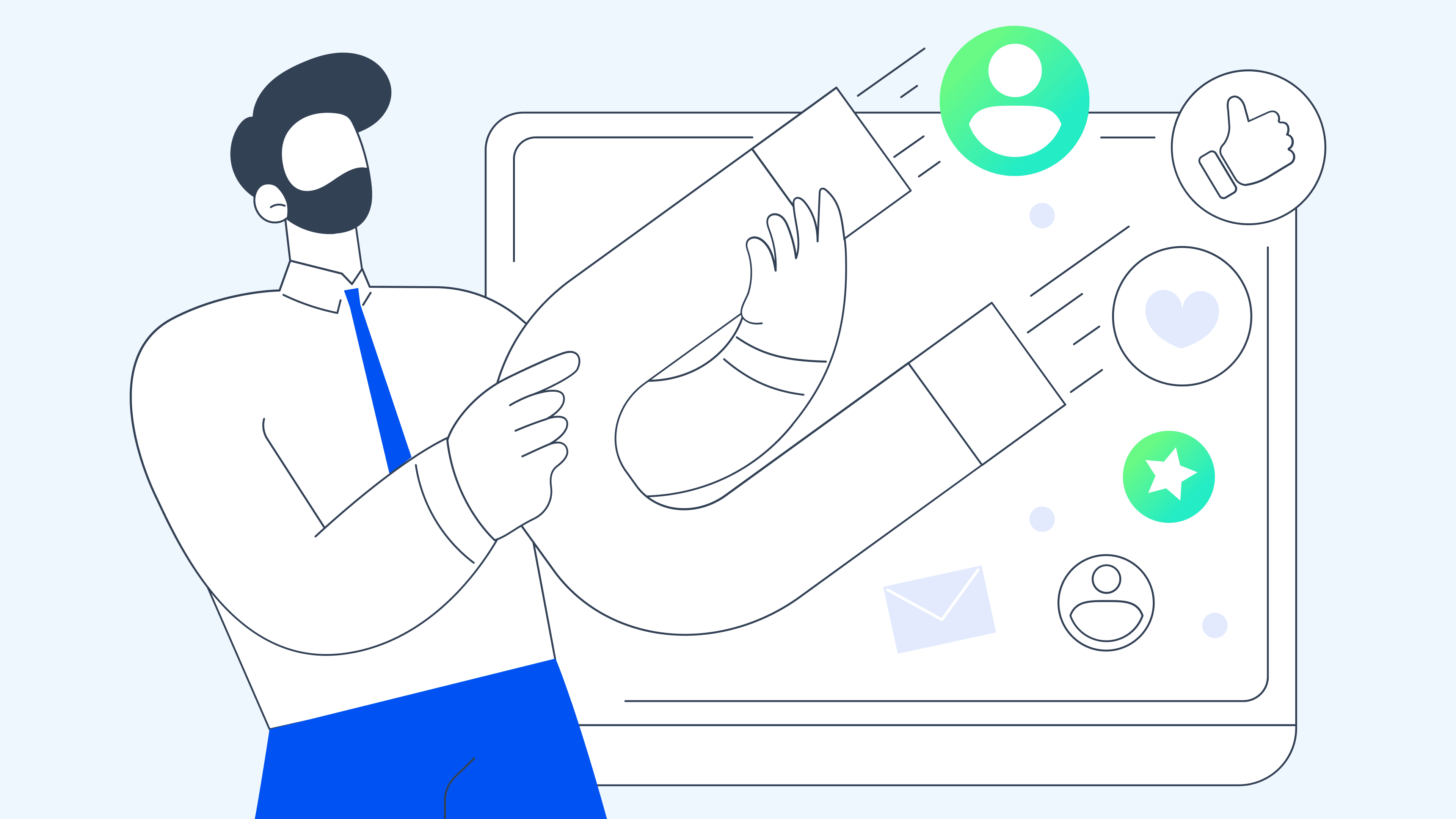 B2B marketing team mapping ideal customer profile segments on a whiteboard with company size, industry, and title filters