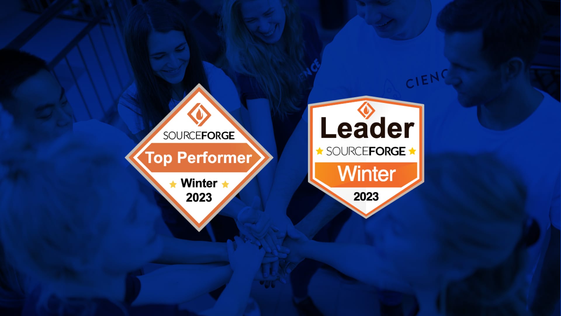 CIENCE Wins SourceForge Winter 2023 Leader and Top Performer Awards