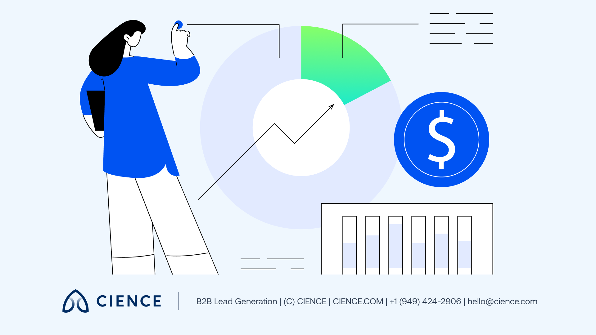 Marketing strategy framework showing SaaS demand generation channels and tactics