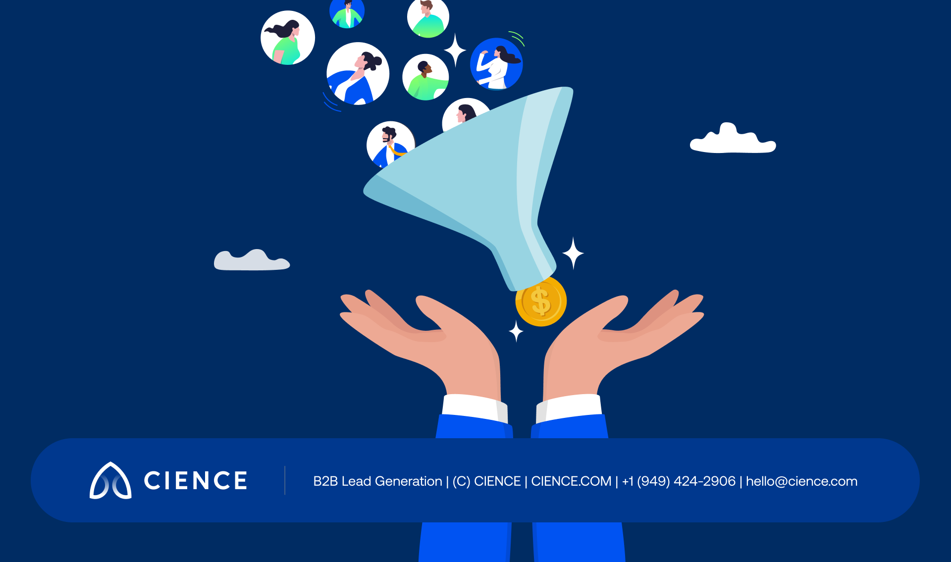 Sales development team reviewing direct mail campaign results alongside digital metrics