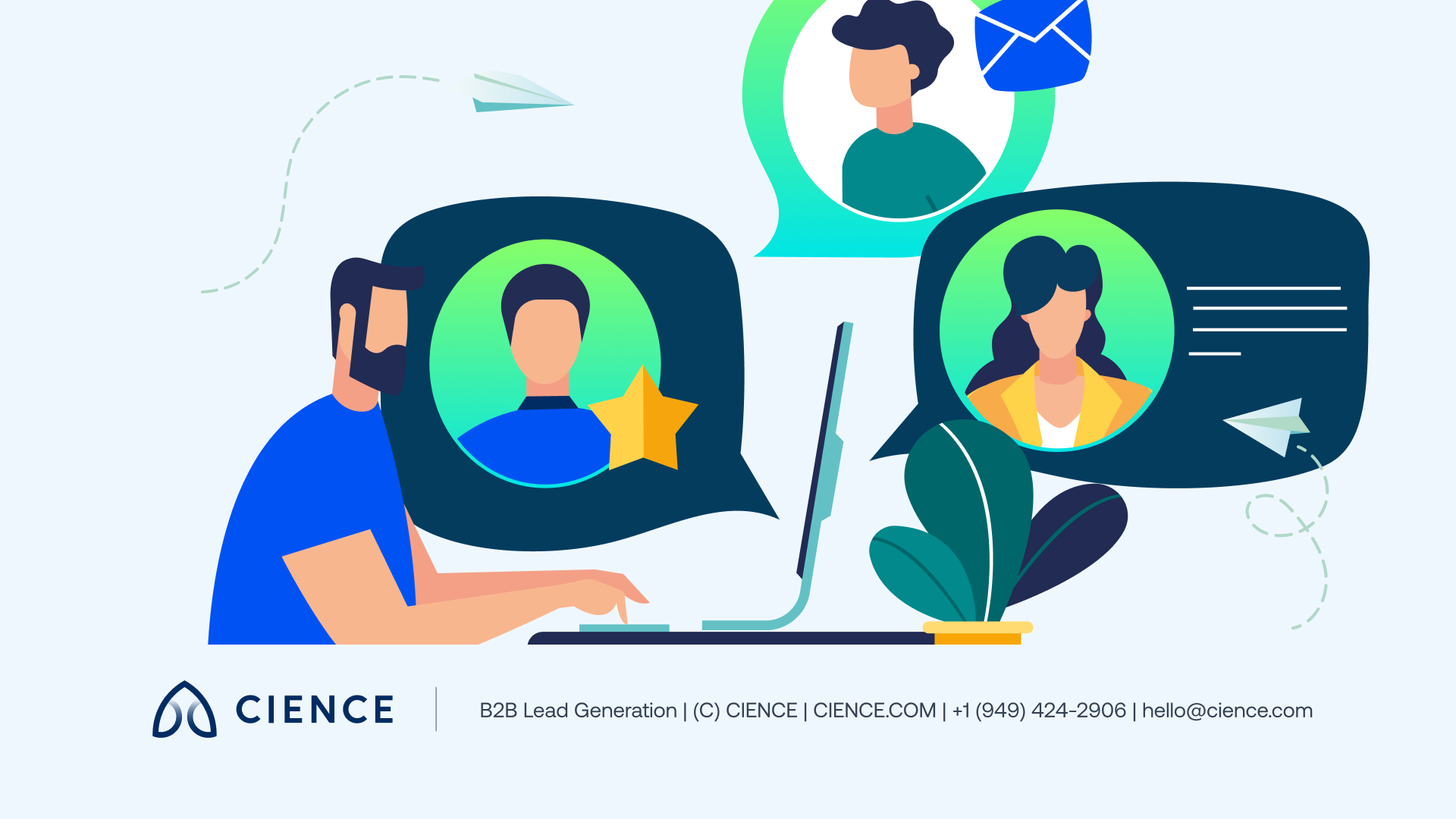 Single-threaded vs multi-threaded sales approach comparison showing stakeholder coverage gaps