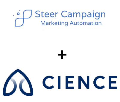 Steer Campaign and CIENCE logos side by side announcing the acquisition partnership
