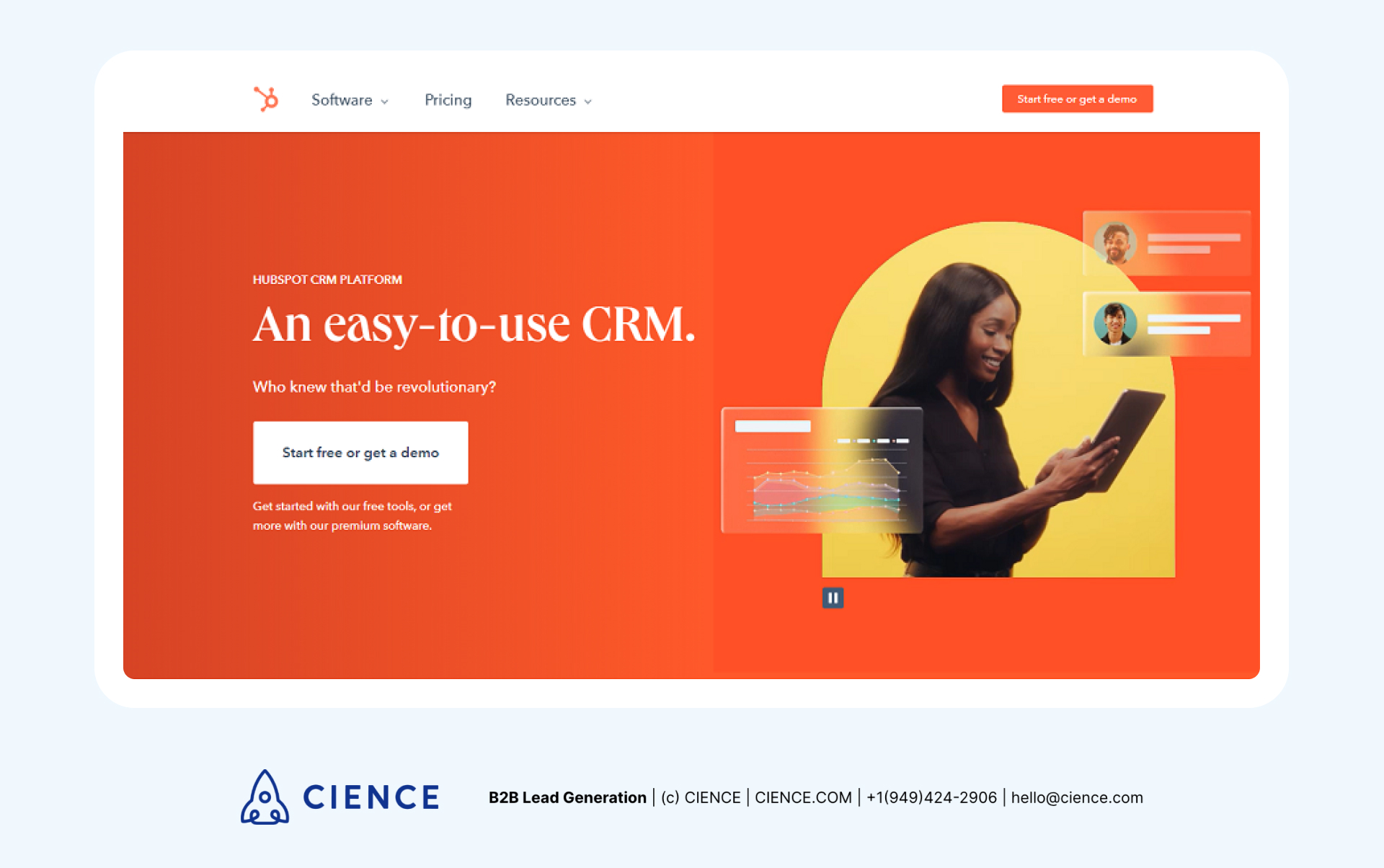Top Email Automation Tools: Hubspot CRM and email sequence dashboard