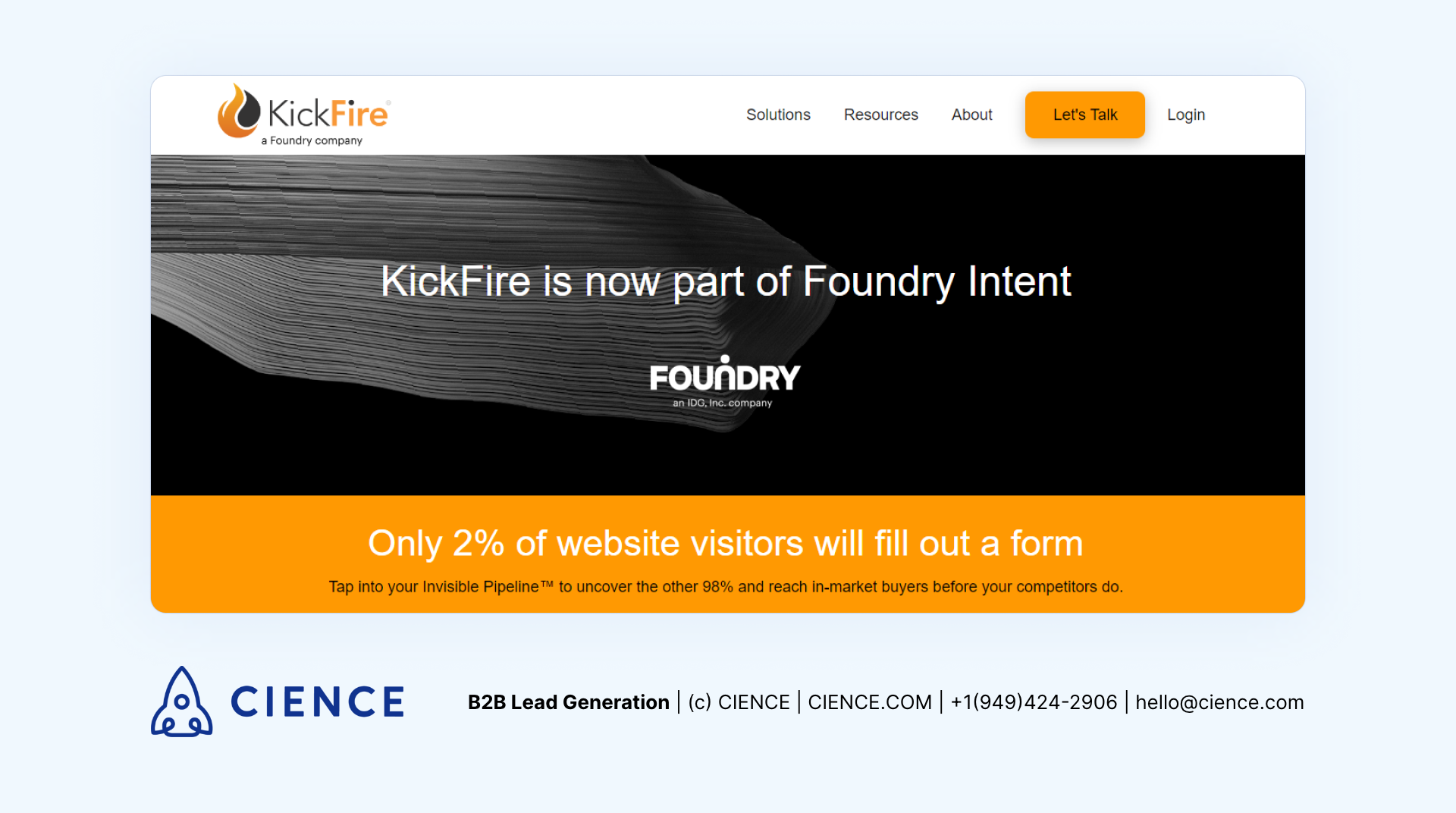 Best Intent Data Providers - KickFire