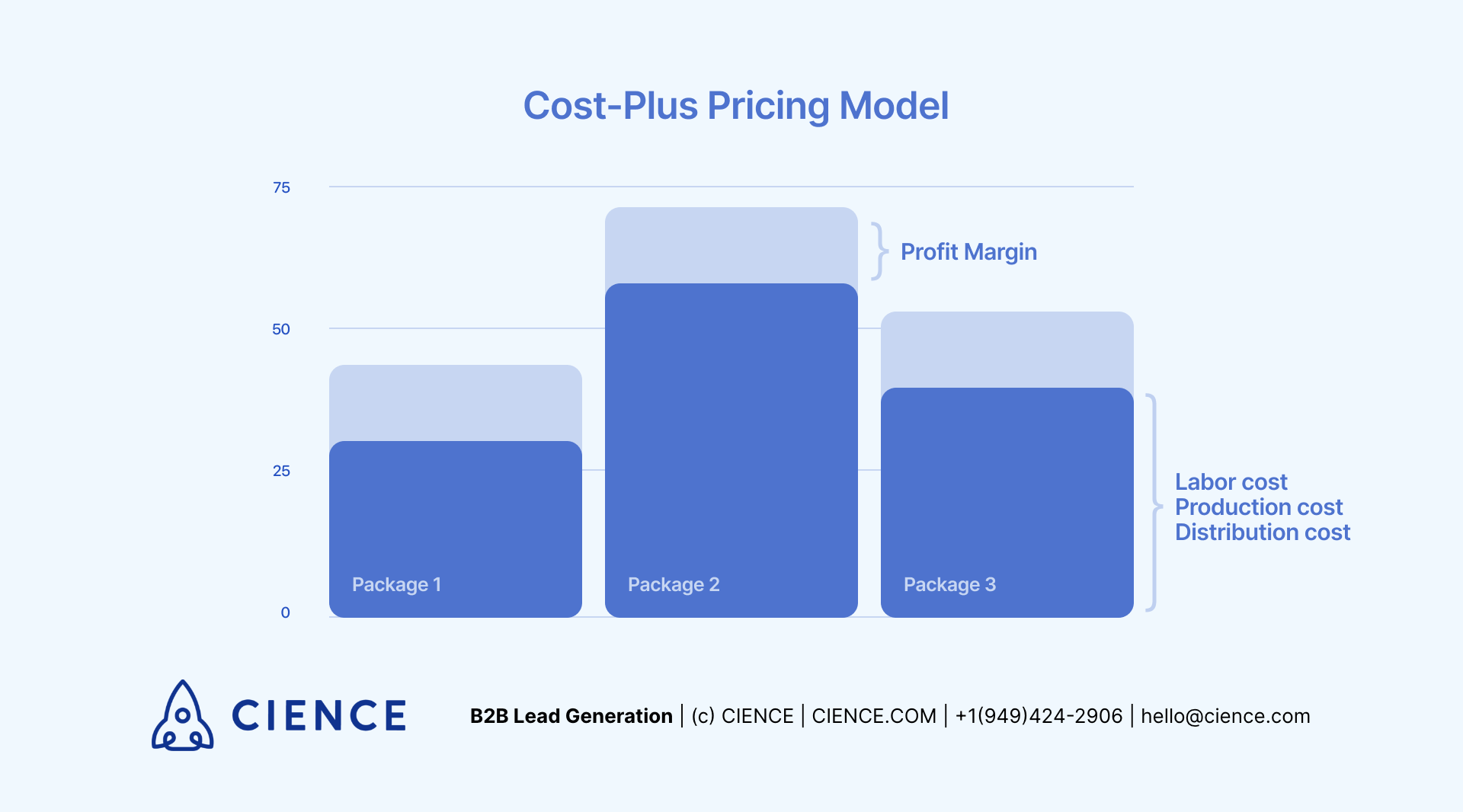 Cost-plus b2b pricing model