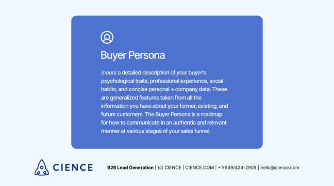 Buyer Persona definition