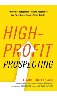 Lead Generation Books: High-Profit Prospecting, by Mark Hunter