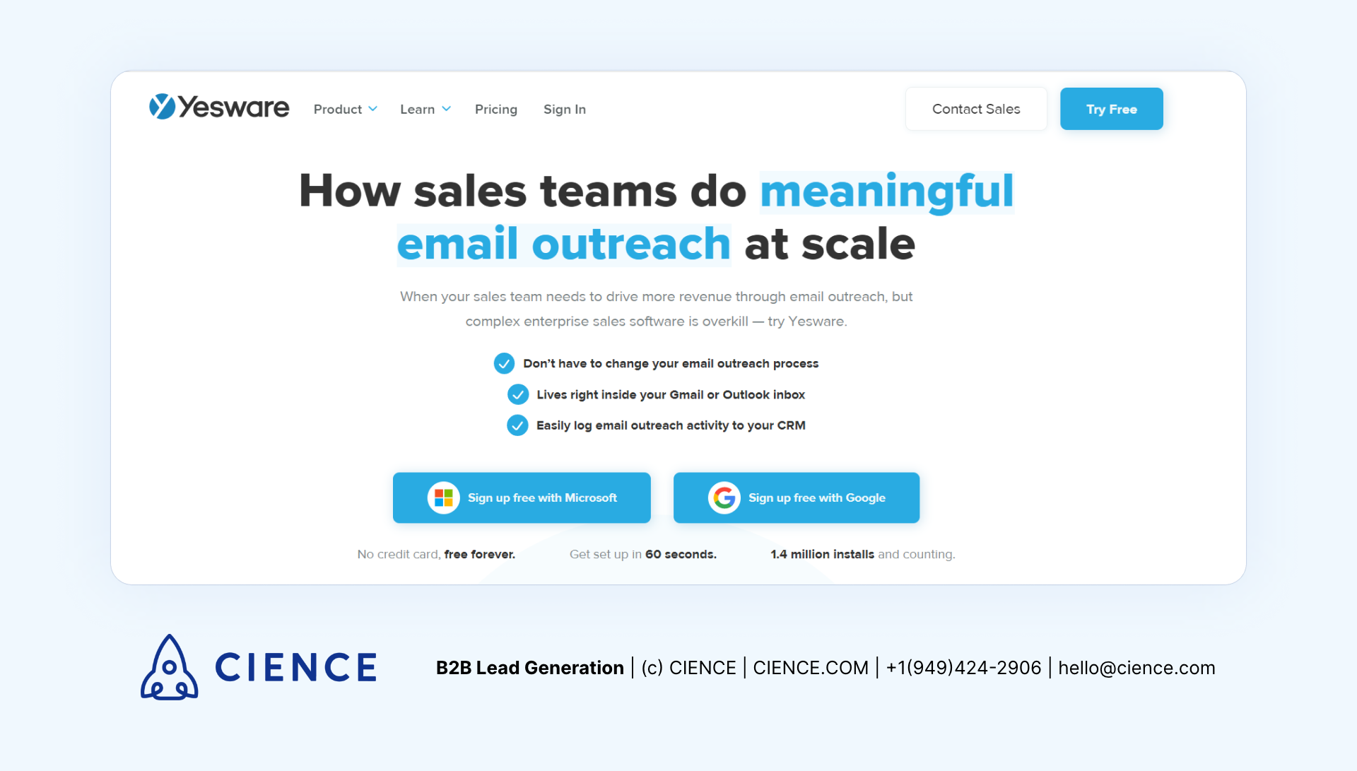Sales Prospecting Software - Yesware