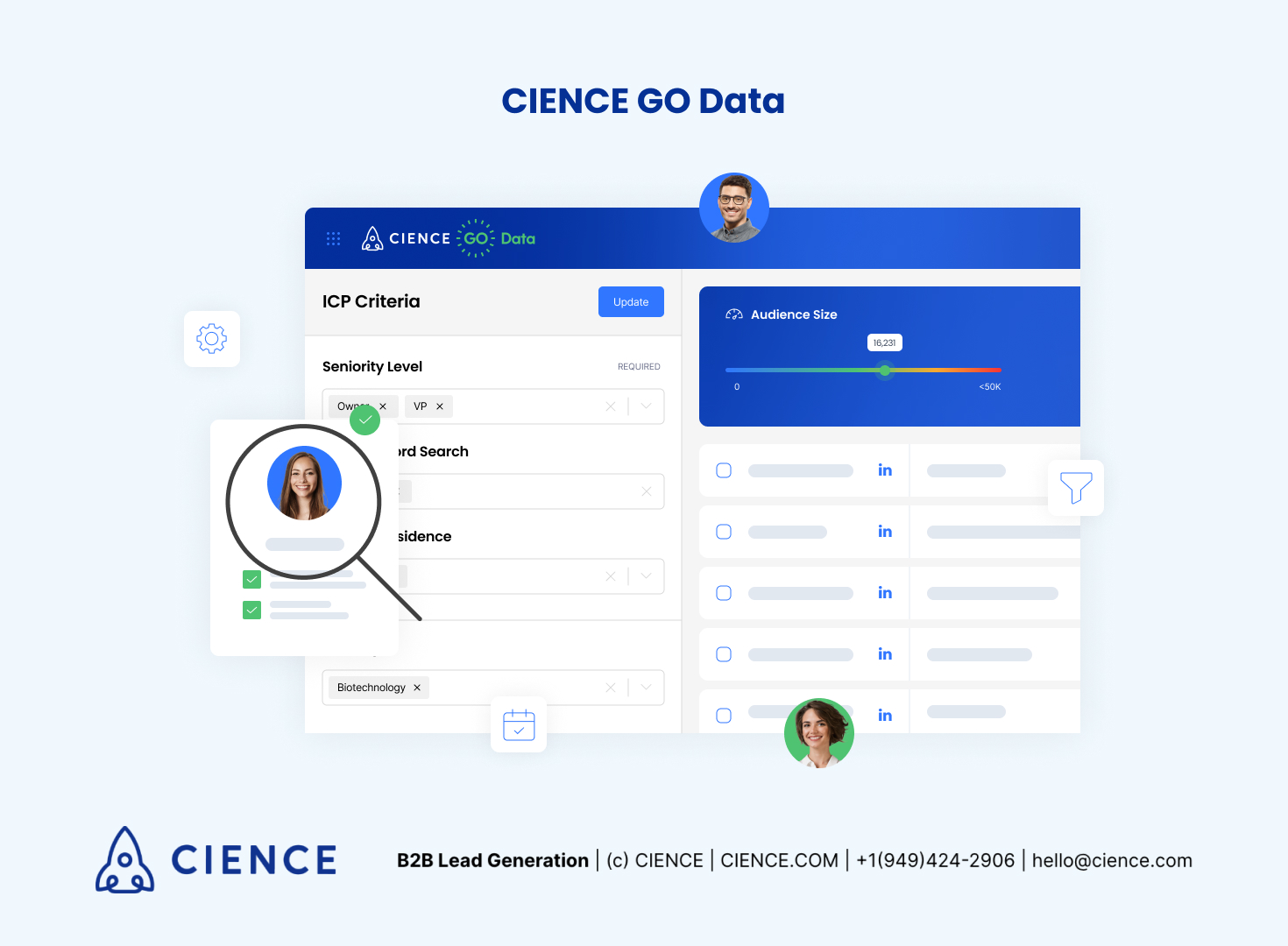 Best B2B Contact Database - CIENCE GO Data